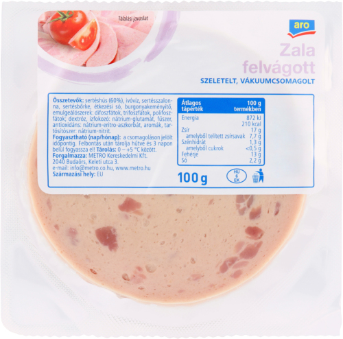 ARO Zala felvágott szeletelt 100g